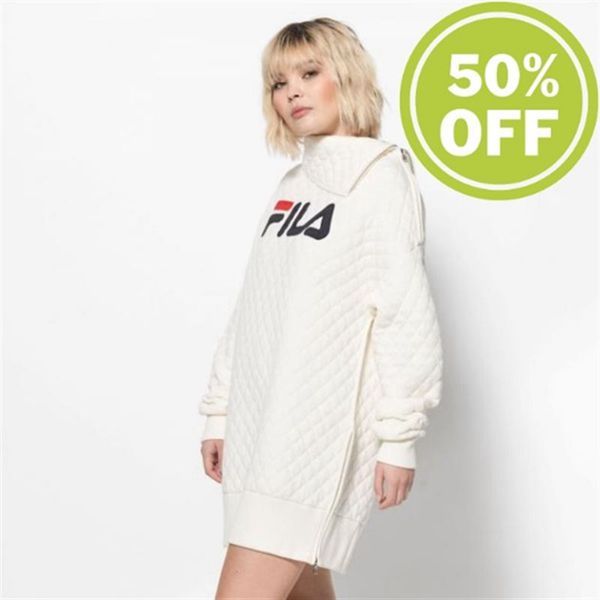 Moletons Fila Mulher Branco - Fila Milan Week Portugal Lojas,WZNO-40719